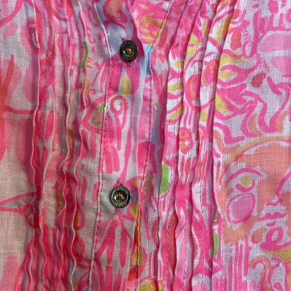 Lilly Pulitzer Sarasota Tunic Dress Linen - Picture 7 of 9